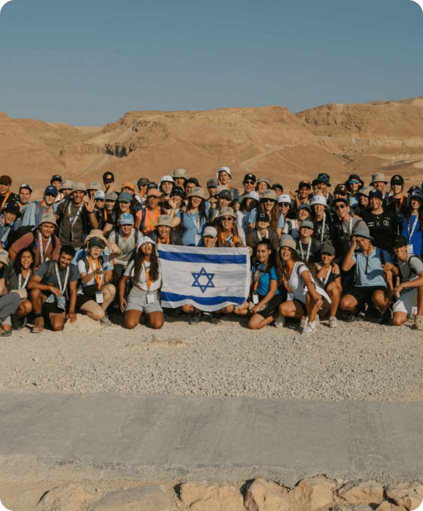 Jewish Students on camp in Israel